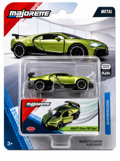 Majorette Premium Showroom Collection – 6 Car Metal Die-Cast Set with Opening Parts 1:64 Scale