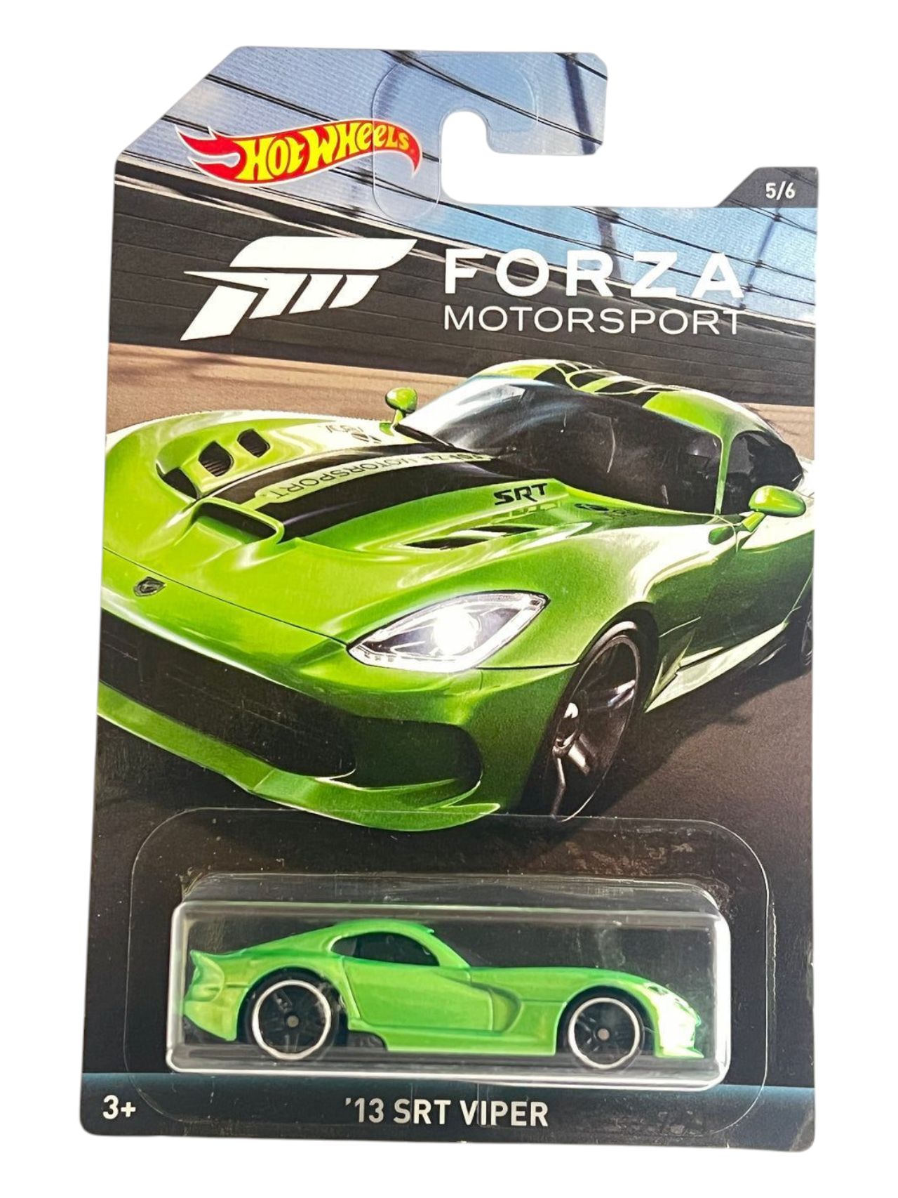 HotWheels Forza Motorsport 13 SRT Viper Imported Mainline Card Art 1:64 Scale