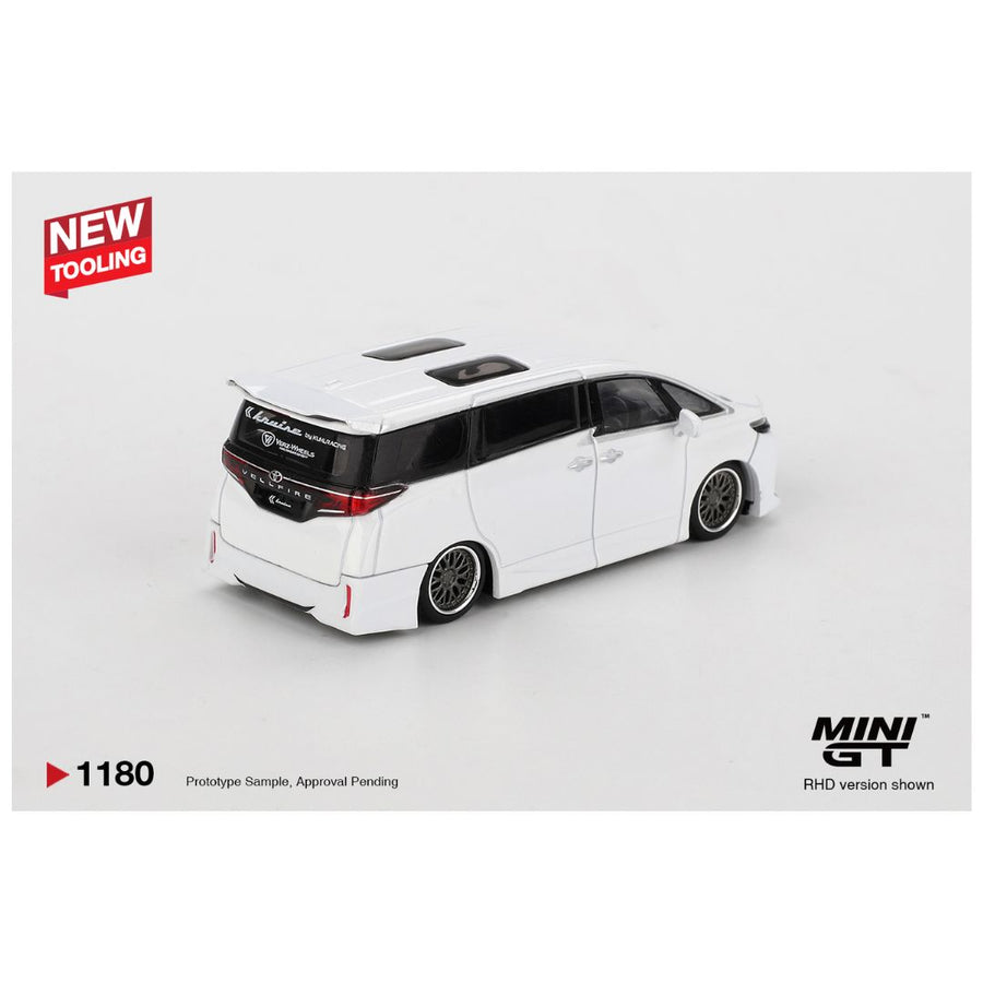 Mini GT #1180: Toyota Vellfire 40 KUHL White 1:64 Scale Diecast Model