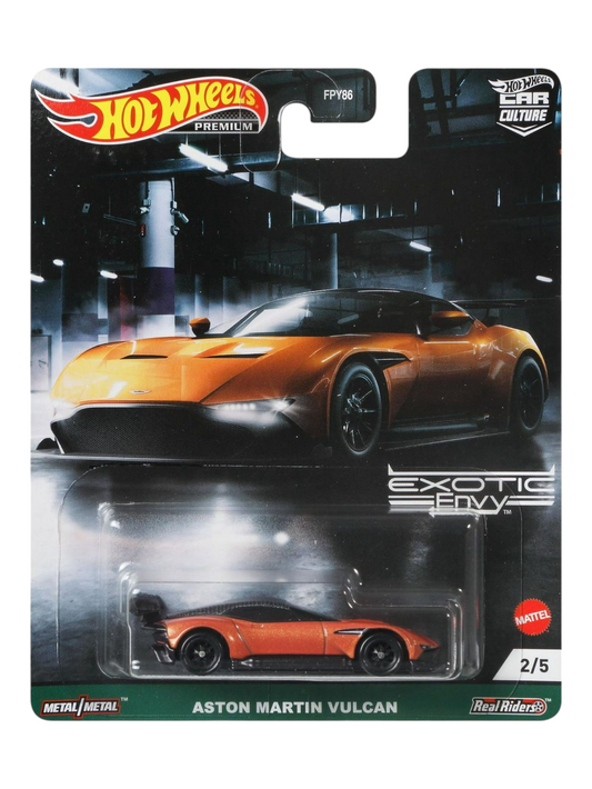 HotWheels Car Culture Exotic Envy Aston Martin Vulcan Imported Premium 1:64 Scale