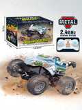 Remote Control Rhinoceros Stunt Car | 2.4GHz Speed-Regulating Alloy RC Car | Metal Body | Exquisite Alloy Series
