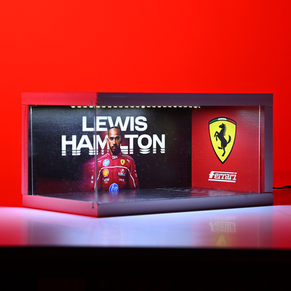 Ferrari Lewis Hamilton Diorama (Storage Case) For Diecast