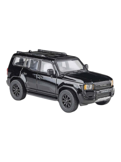 Para64 2024 Toyota land cruiser 250 prado black 1:64 Scale