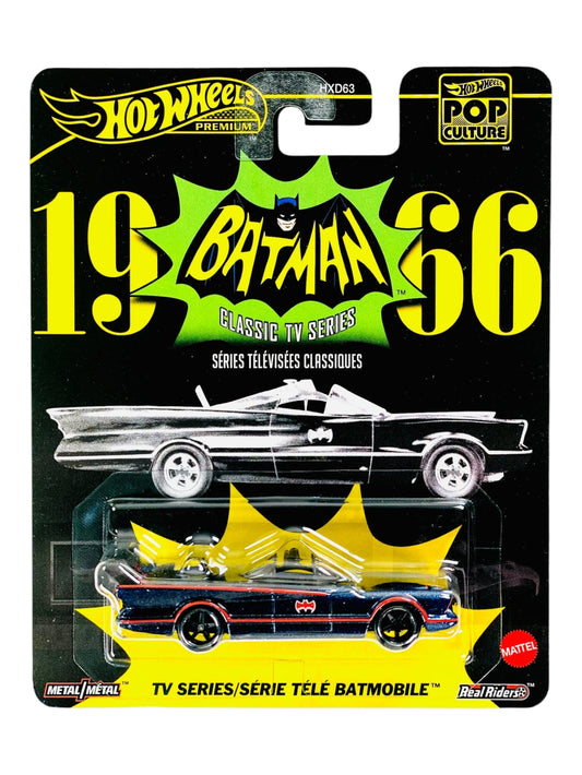 Hotwheels pop culture Batman classic tv series batmobile imported premium 1:64 Scale