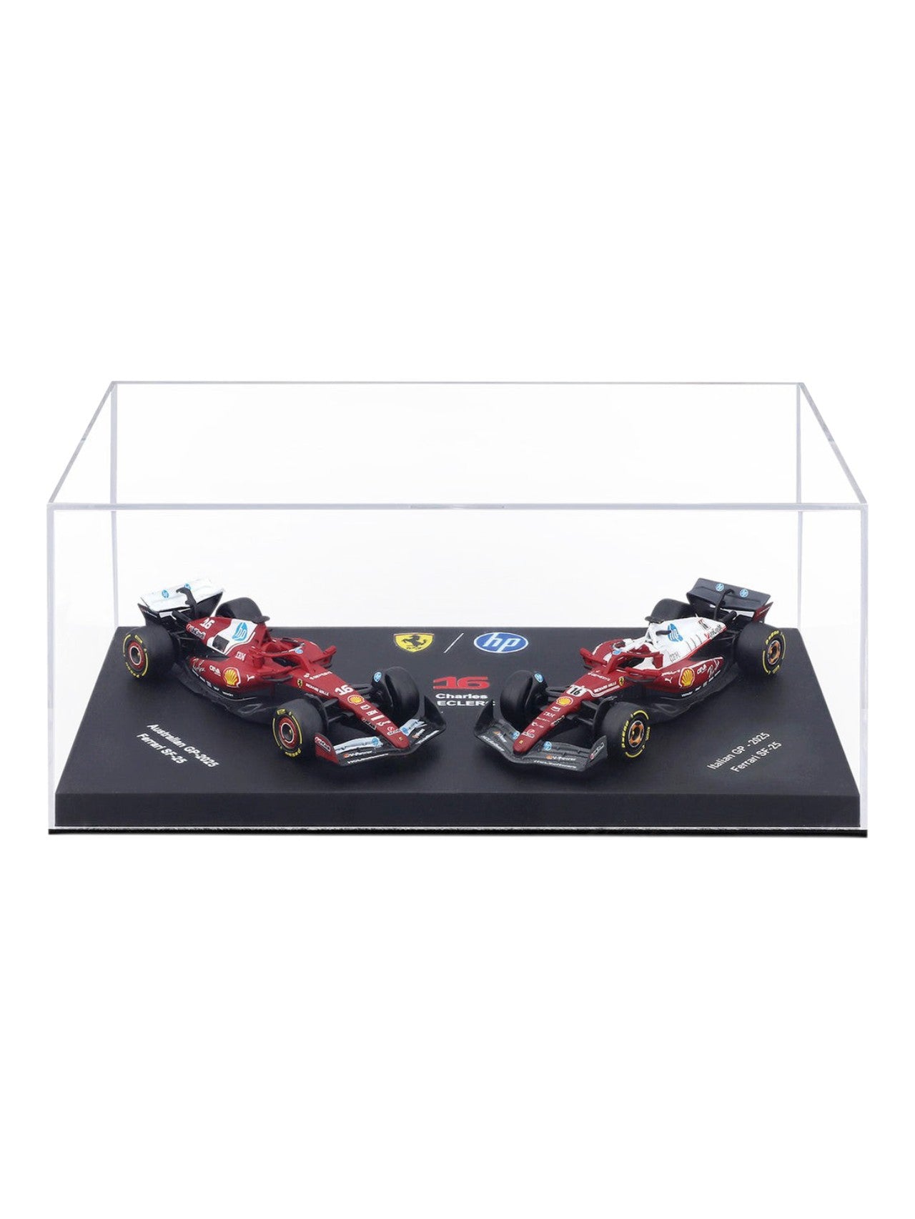 Bburago (18-56807L) Formula 1 Racing SF-25 No.16 Charles Leclerc Seasonal Livery 2025 / Italian Gp 2025 Ferrari SF-25 Diecast Model 1:64 Scale