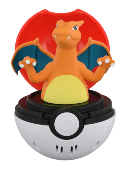Takara Tomy Pokémon Piokopchu Charizard Pokemon Press and Pop pokeball