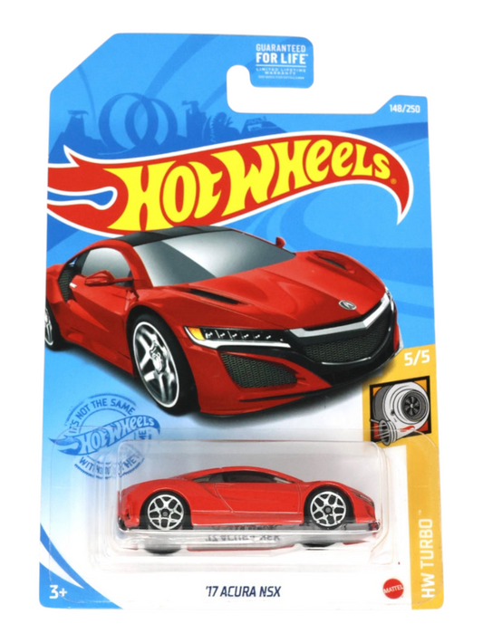 Hotwheels 17 Acura NSX Imported Mainline 1:64 Scale GRY59-M7C5