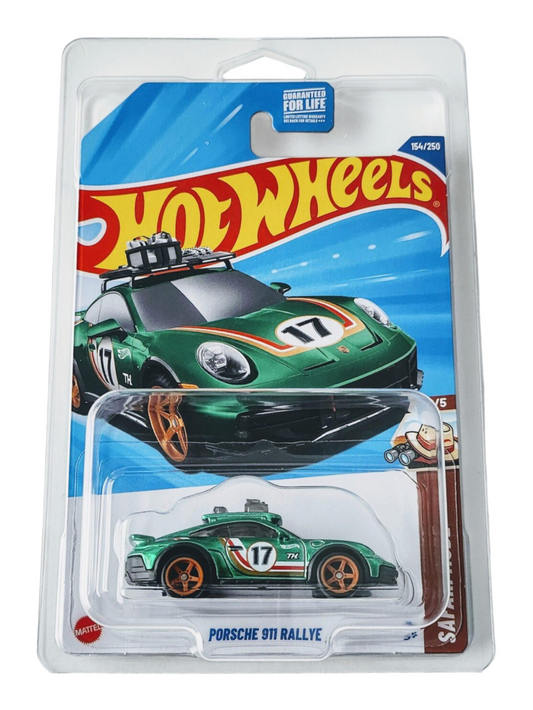 HotWheels Safari Mode Porsche 911 Rallye Imported Mainline 1:64 Scale Super Treasure Hunt (With Blister)