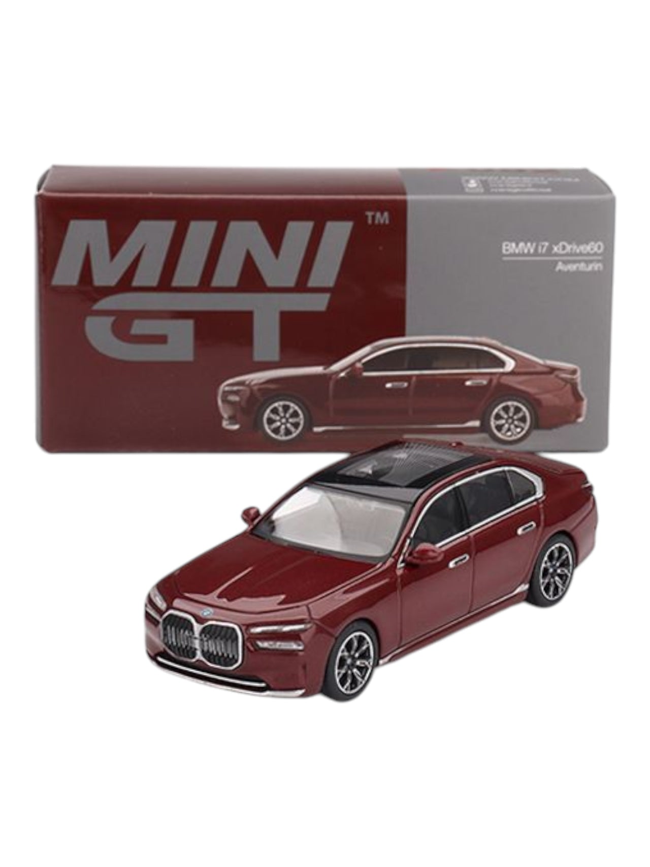 Mini GT bmw i7 *drive60 aventurin 1:64 Scale