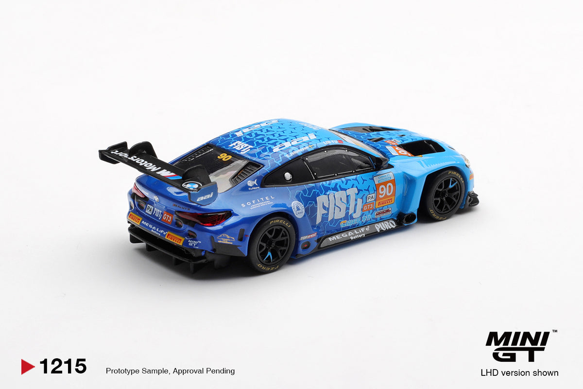 Mini GT 1215 'BMW M4 GT3 Evo 90 Fist Team AAI 2025 1:64 Scale Diecast Model