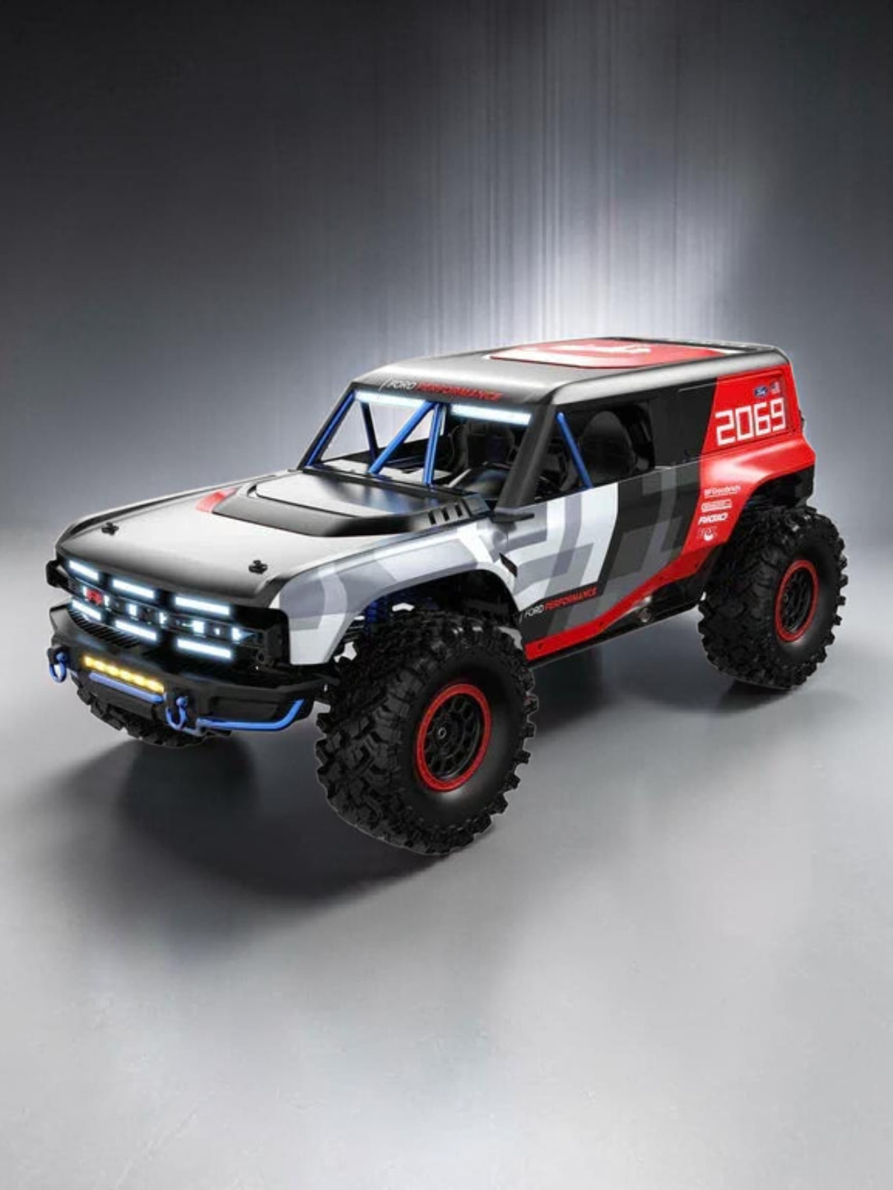 MJX H8p Ford Motor Company Bronco R Licensed 4WD RC Rock Crawler – Brushless Motor, 80A ESC, High-Speed Off-Road Remote Control Vehicle Imported 1:8 Scale