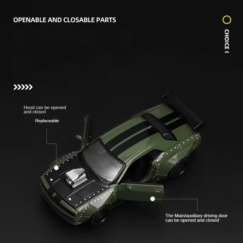 CCA Official Licensed 2022 Dodge Challenger SRT Jailbreak 1:36 Scale