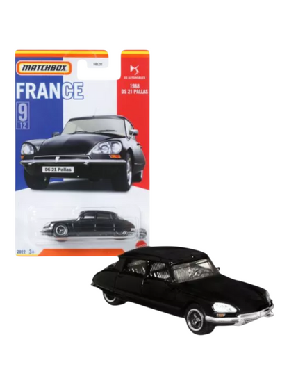 Matchbox France 1968 DS 21 Pallas No 9/12 Imported Mainline 1:64 Scale