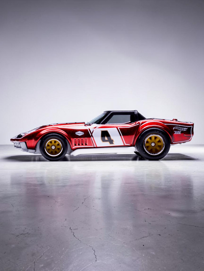 HotWheels '69 Corvette Racer ( Super Treasure Hunt  ) Imported 1:64 Scale