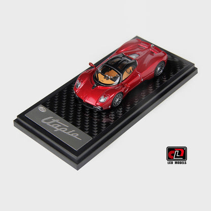 LCD Models Pagani Utopia Coupe Imported 1:64 Scale (code-LCD64039-RE-Red)