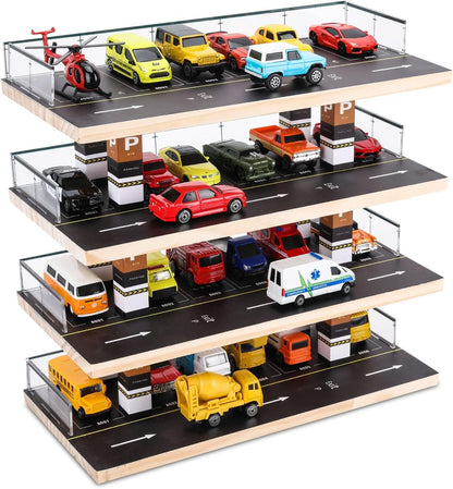 Toy Car 4-Level Parking Garage Playset (Without Cars) storage