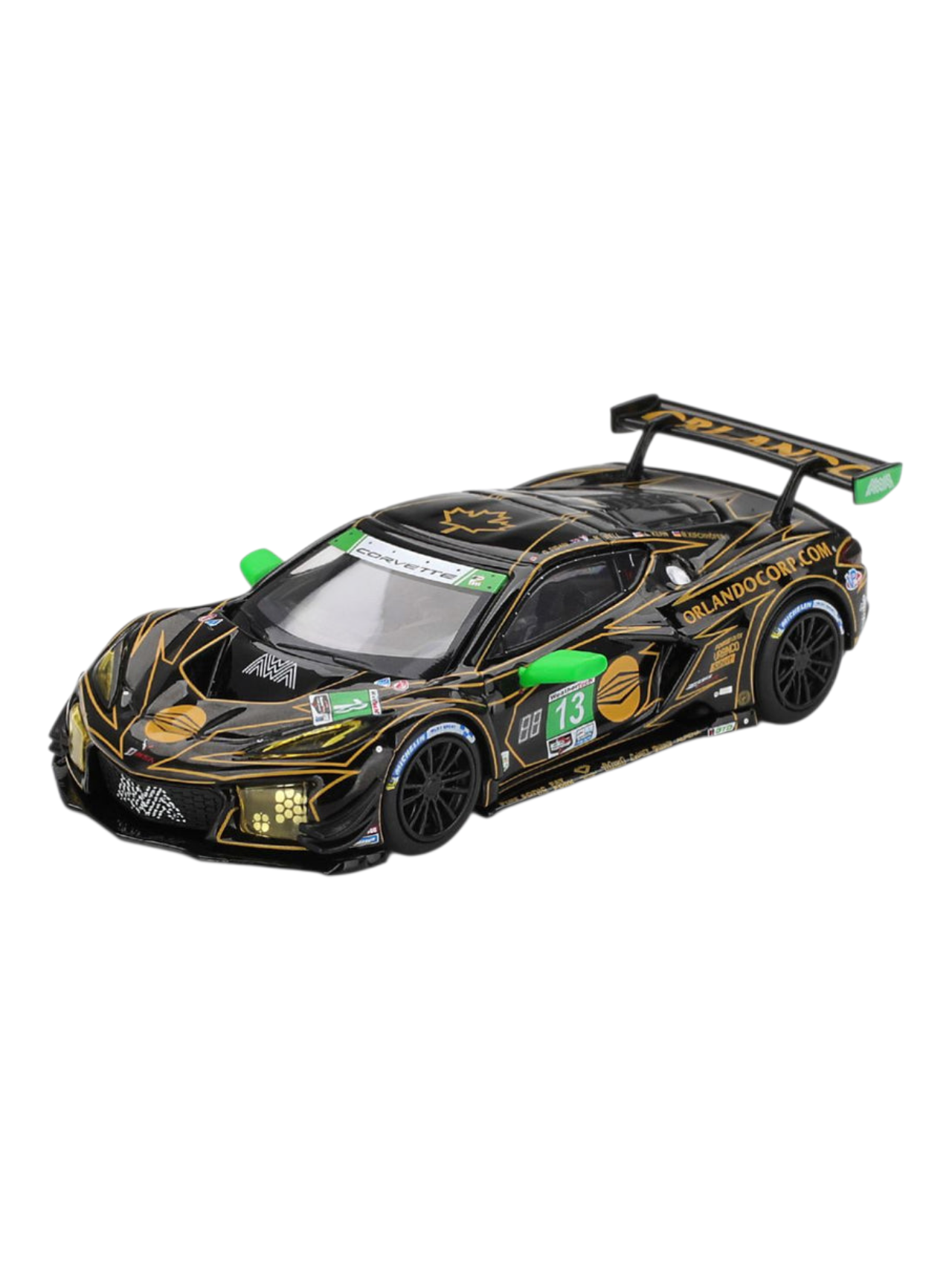 Mini GT #1171: Chevrolet Corvette Z06 GT3.R #13 AWA 2025 IMSA Daytona 24 Hrs 1:64 Scale