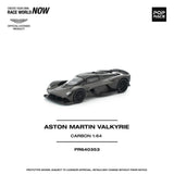 (PR640353 ) POP RACE Aston Martin Valkyrie Carbon Edition 1:64 Scale Diecast Model