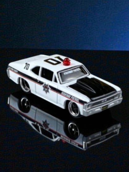 Bburago "1970 CHEVROLET Nova" Highway patrol 1:64 Scale