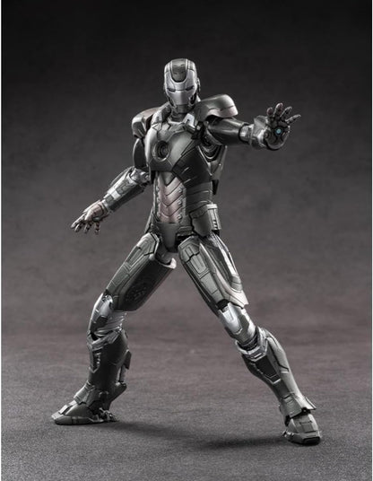 ZD Toys Marvel Studios Iron Man MK14 1:10 Scale Non-Light-Up Action Figure | Iron 3 Collectible with Interchangeable Hands & Effect Parts | Model 1906-14