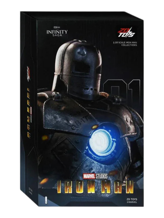 ZD Toys Iron Man Mark 1 Action Figure – Marvel Studios Infinity Saga 1:10 Scale