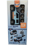 CCA Gulf Suzuki Jimny 2 In 1 Diecast Model Imported 1:32 Scale Car Tuning