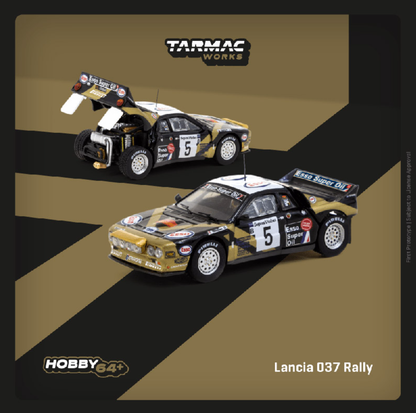 TARMAC Works Lancia 037 Rally Catalunya 1985  Racing Car Diecast Model 1:64 Scale