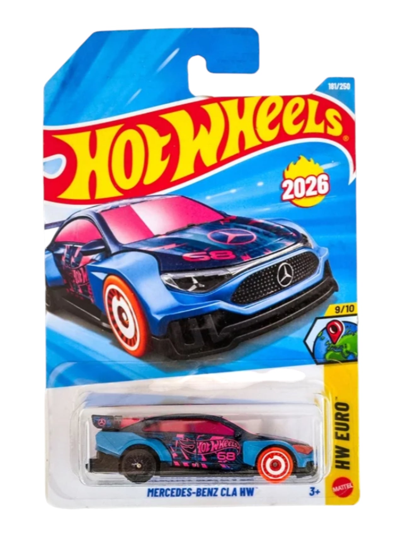 HotWheels "Mercedes-Benz CLA HW" Imported Mainline 1:64 Scale