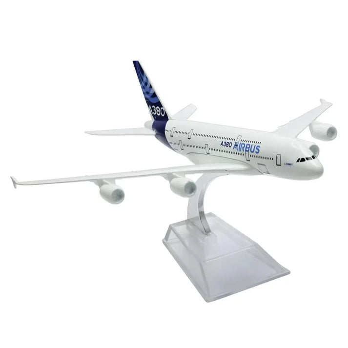 Aircraft Airbus A380 model 16cm Scale With Display Stand Airplane