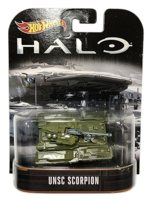 HotWheels Halo UNSC Scorpion Imported premium 1:64 Scale (Card not Mint)