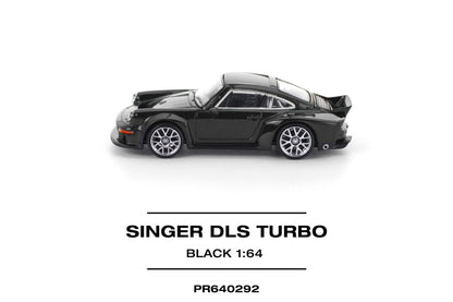 (PR640292) Pop Race SINGER DLS TURBO ROAD BLACK Diecast Model