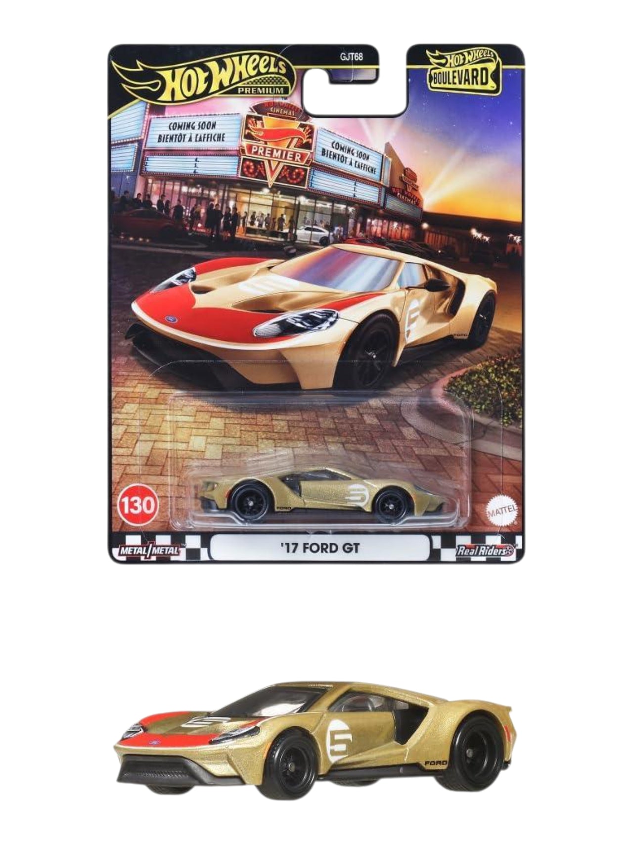 HotWheels 17 Ford GT Imported Premium 1:64 Scale