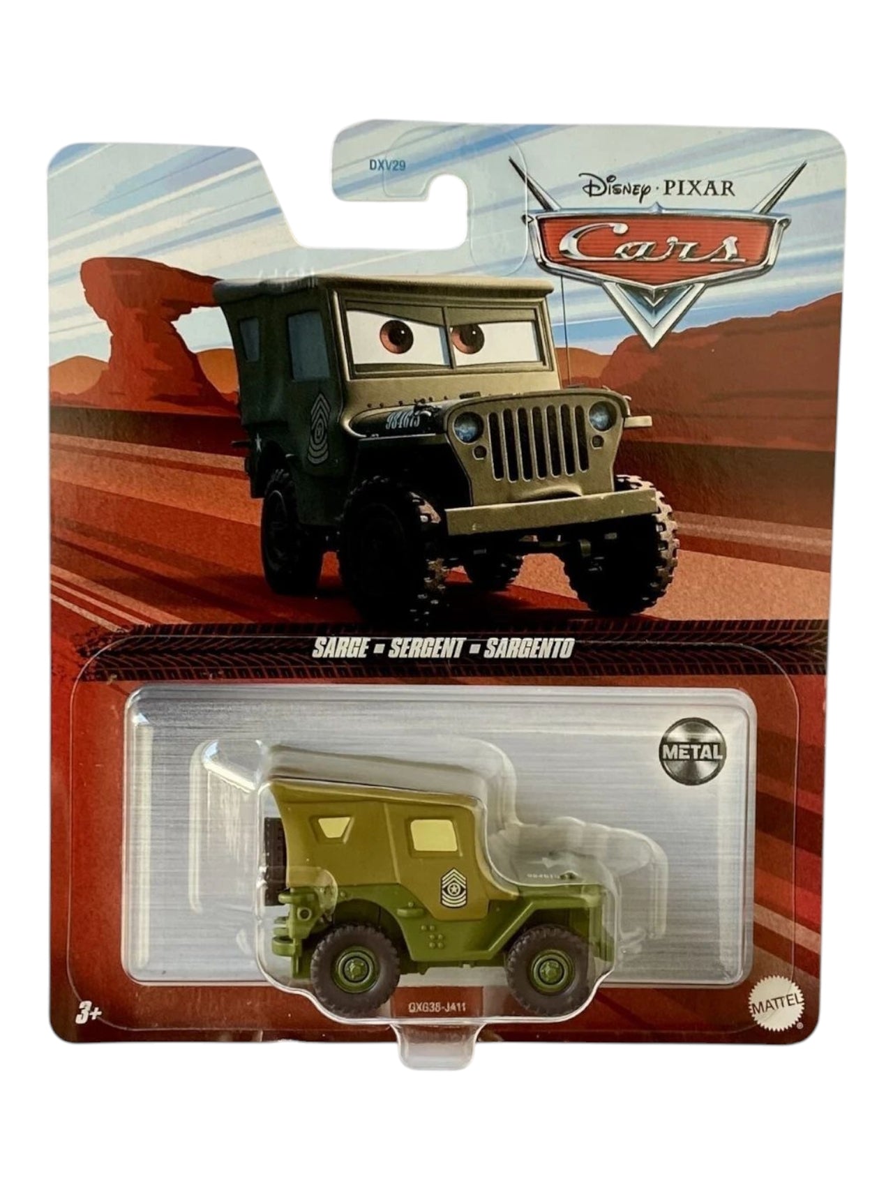 Disney Pixar Cars Pit Crew Sarge 1:64 Scale