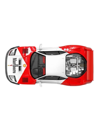 Supcar Ferrari F40 Marlboro Livery 1:64 Scale (With Acrylic Case)