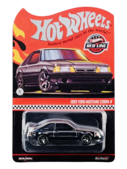 HotWheels 1993 Ford Mustang Cobra R RLC 1:64 Scale (With Protector)