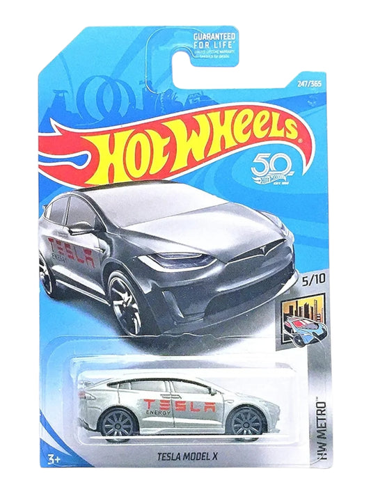 Hot Wheels Tesla model x imported mainline 1:64 Scale
