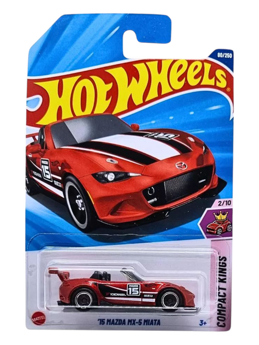 HotWheels 15 Mazda MX-5 Miata Imported Mainline 1:64 Scale
