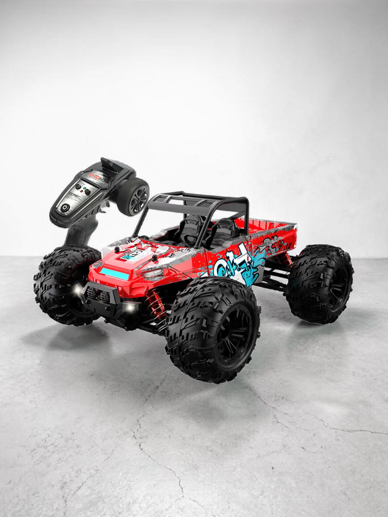 Ujietdys High-Speed Remote control Cars, 36km/h, 1:16 Scale Simulation Car Body, Advance Suspension 4WD System