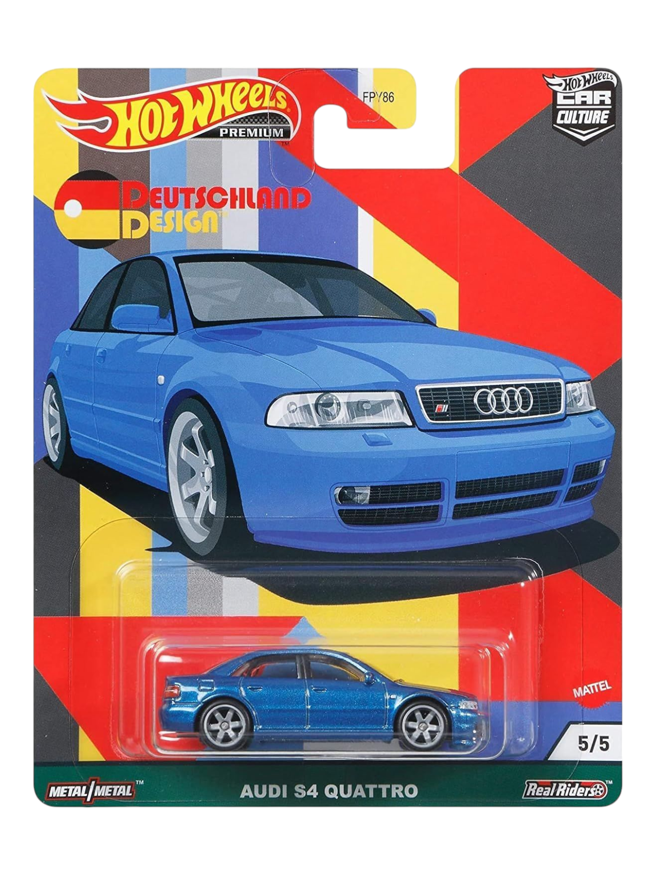 HotWheels Deutschland Design Audi S4 Quattro Imported Premium 1:64 Scale