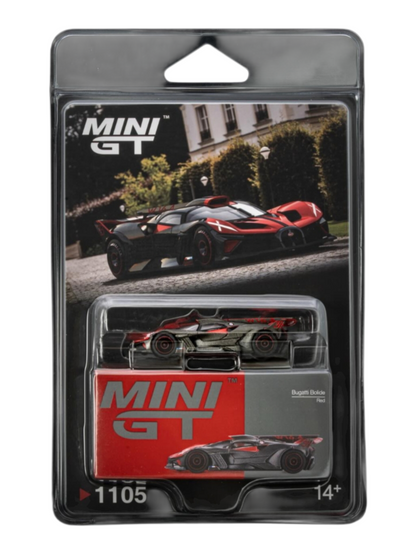 Mini GT #1105: Bugatti Bolide Red 1:64 Scale
