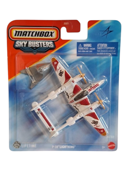 Matchbox Sky Busters P-38 Lightning Airplane