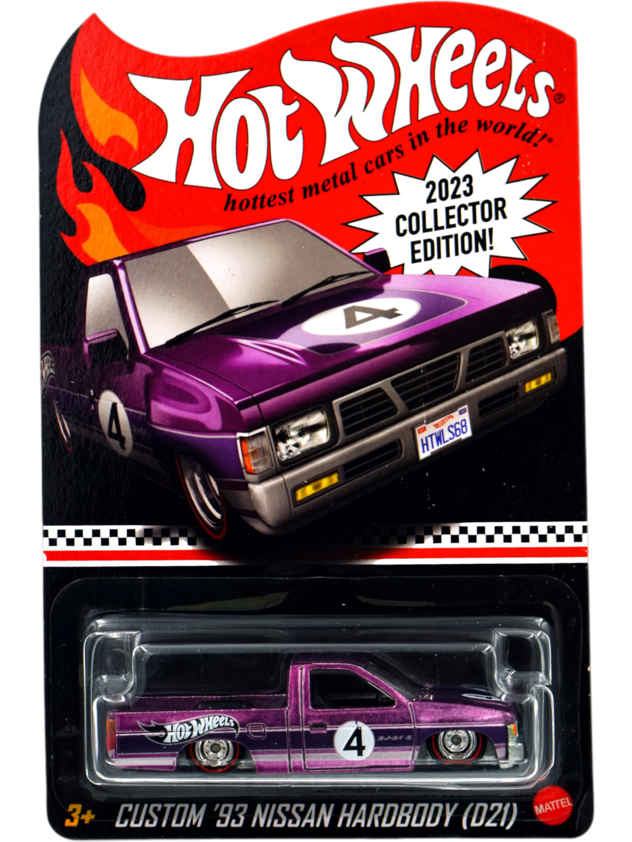 Hotwheels 2023 Collector Edition Custom 93 Nissan Hardbody(D21) Imported RLC Premium 1:64 Scale
