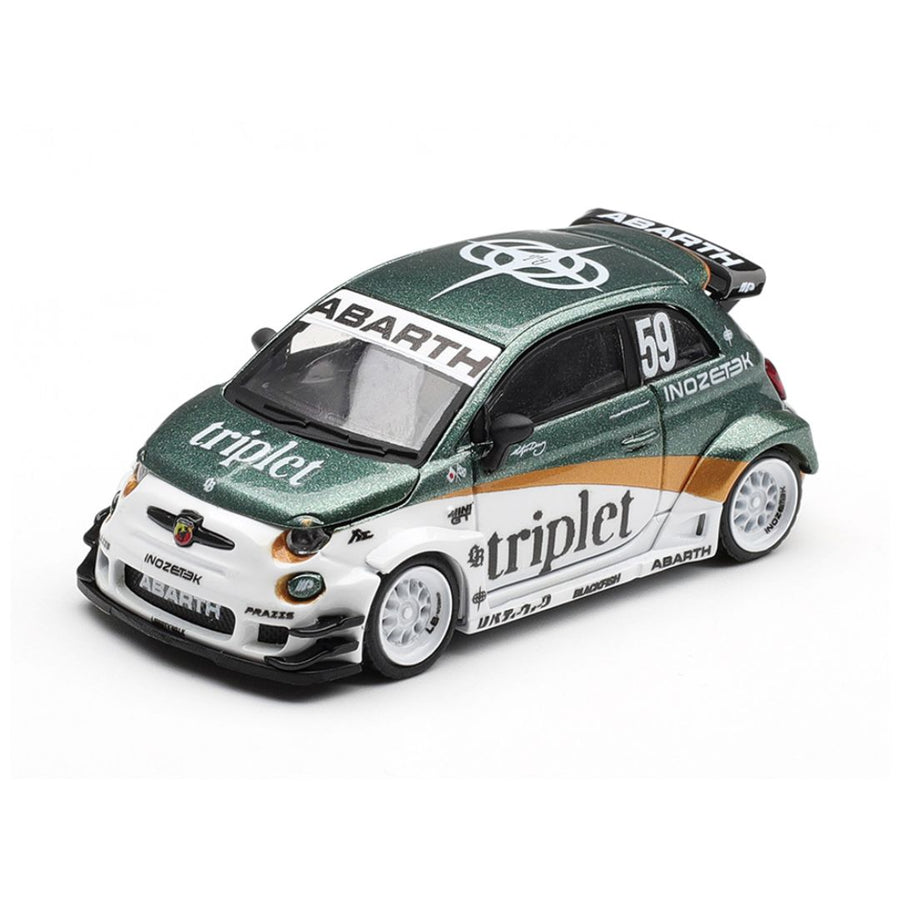 Mini GT #1216: Abarth 595 LB-WORKS TY Edition 1:64 Scale Diecast Model