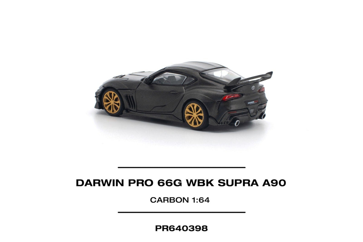 ( PR640398 ) Pop Race DARWIN PRO 66G WBK SUPRA A90 CARBON EDITION Diecast Model 1:64 Scale