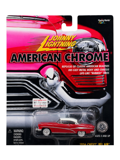 Johnny Lightning American Chrome '1953 Buick Super , 1957 Lincoln Premiere , 1958 Chevy Impala Imported 1:64 Scale