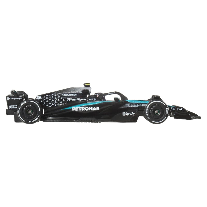 Hotwheels Premium Mercedes-AMG PETRONAS 2025 Formula One Team 1:64 Scale