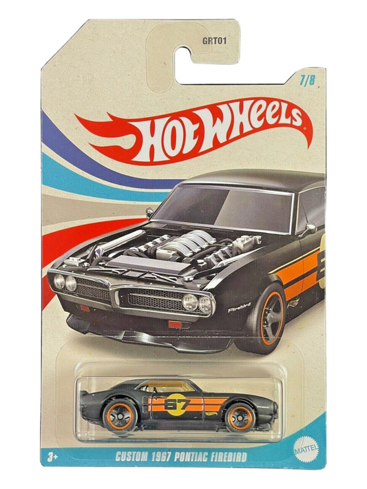 HotWheels Custom 1967 Pontiac Firebird Imported Mainline Card Art 1:64 Scale