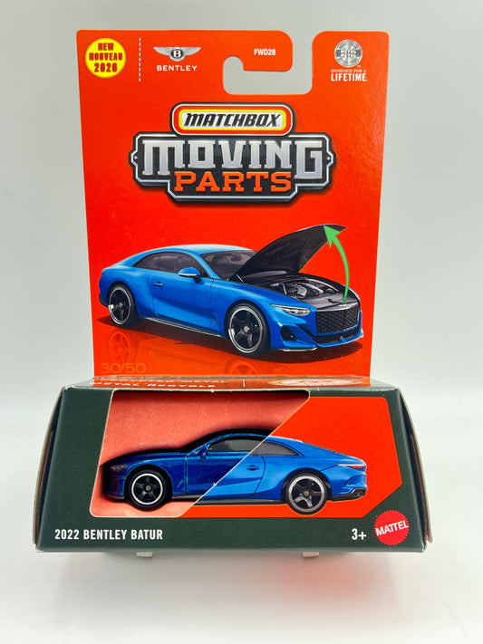 Matchbox The  Moving Parts 2022 Bently Batur 30/50 1:64 Scale Premium Die-Cast with Opening Parts 1:64 Scale