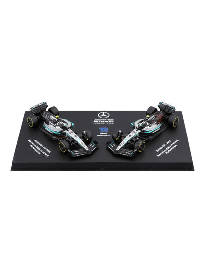 Bburago (18-58020A) Kimi Antonelli British GP 2025 Mercedes - Amg F1 W16 E Performance No.12 Diecast Model 1:64 Scale