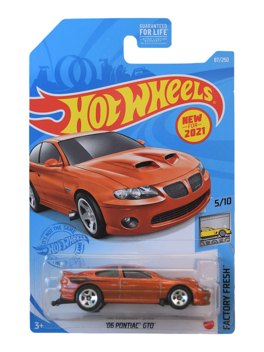 HotWheels 06 Pontiac GTO Imported Mainline 1:64 Scale